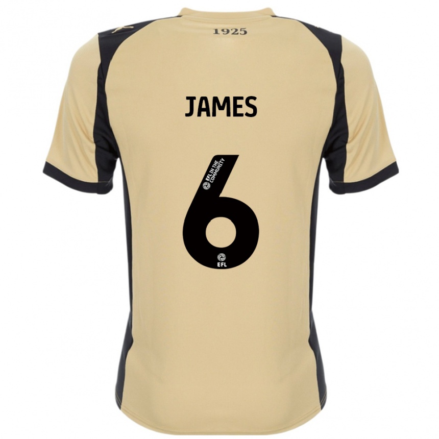 גברים כדורגל ריס ג'יימס #6 זהב שחור הרחק ג'רזי 2025/26