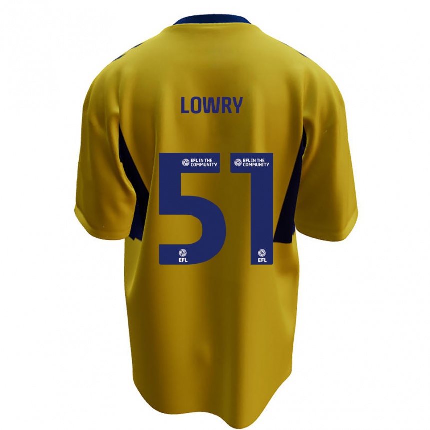 גברים כדורגל אלכס לורי #51 צהוב כחול הרחק ג'רזי 2025/26