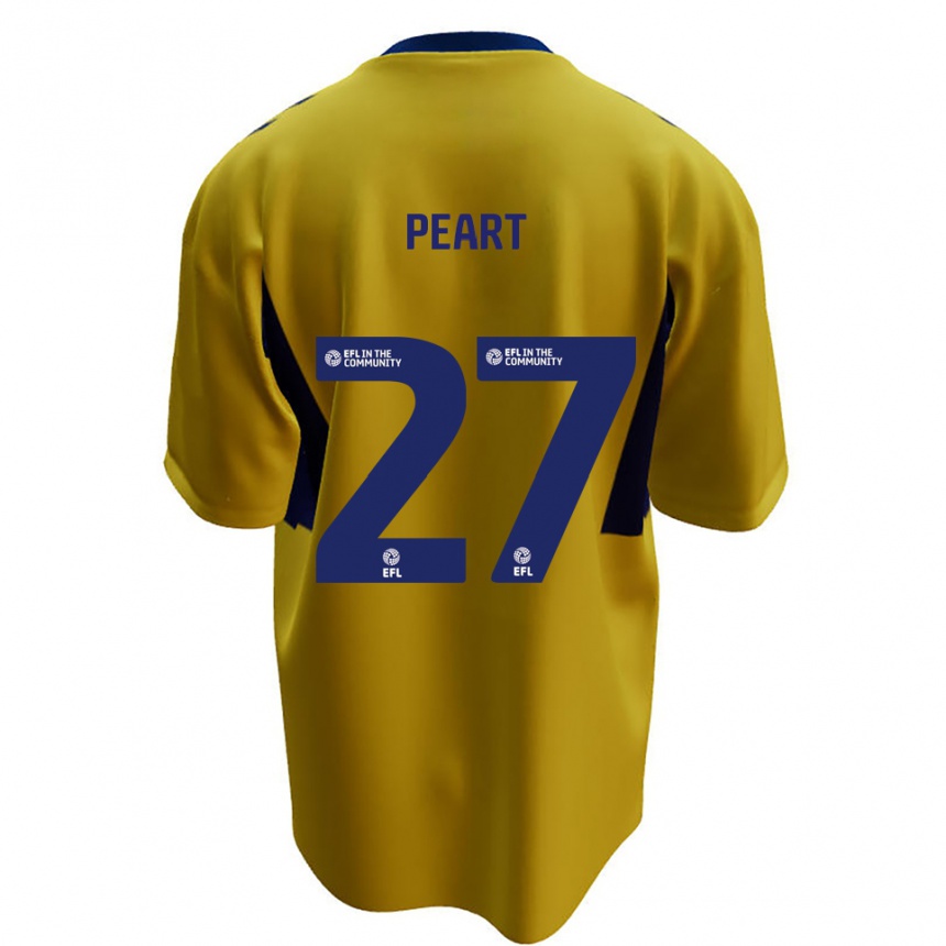 גברים כדורגל ברודי פרט #27 צהוב כחול הרחק ג'רזי 2025/26