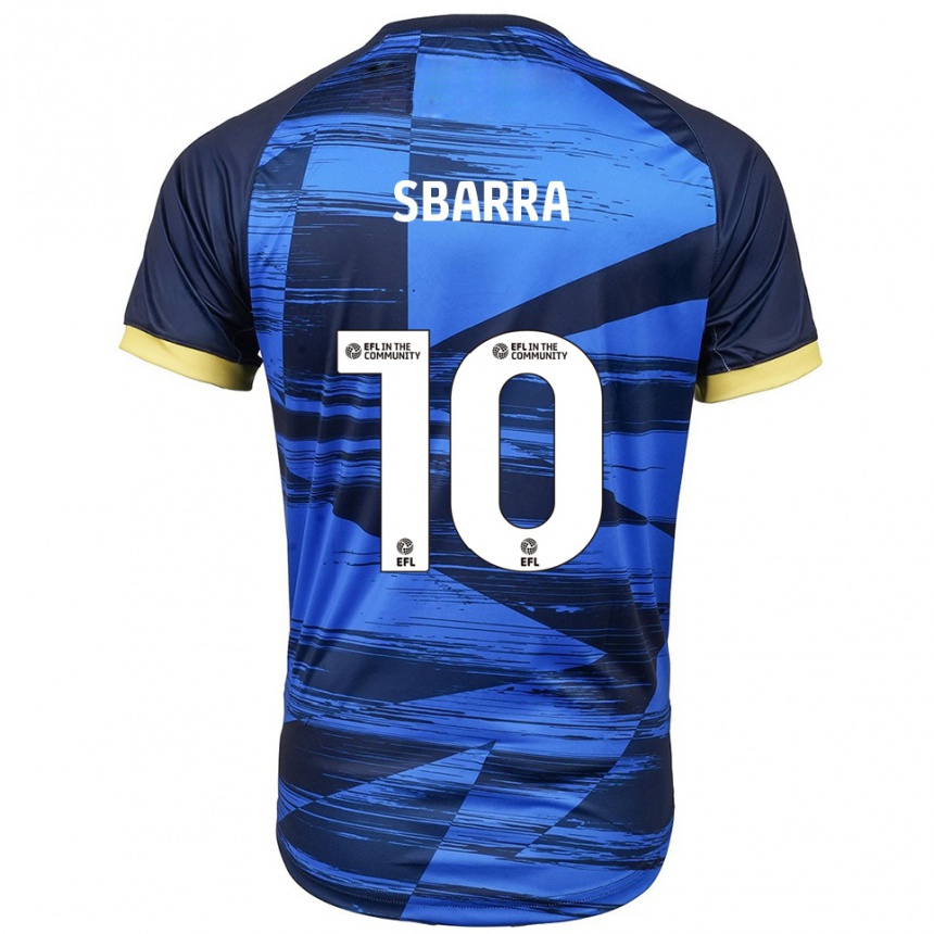 גברים כדורגל ג'ו סבארה #10 כחול נייבי הרחק ג'רזי 2025/26