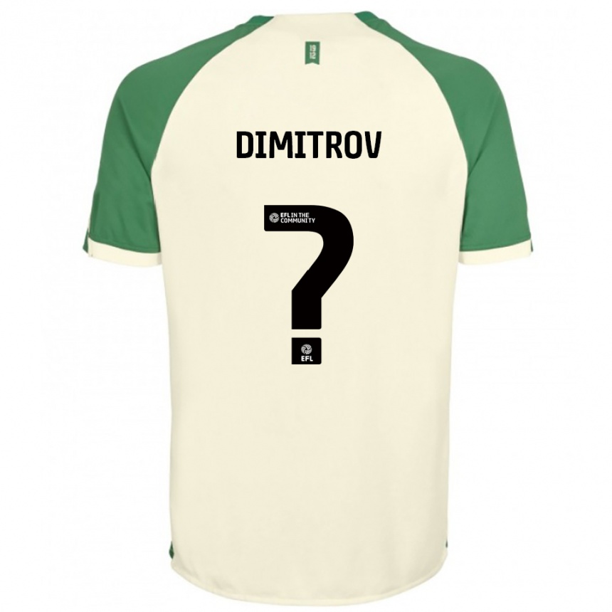 גברים כדורגל אלכסנדר דימיטרוב #0 לבן שמנת ירוק הרחק ג'רזי 2025/26