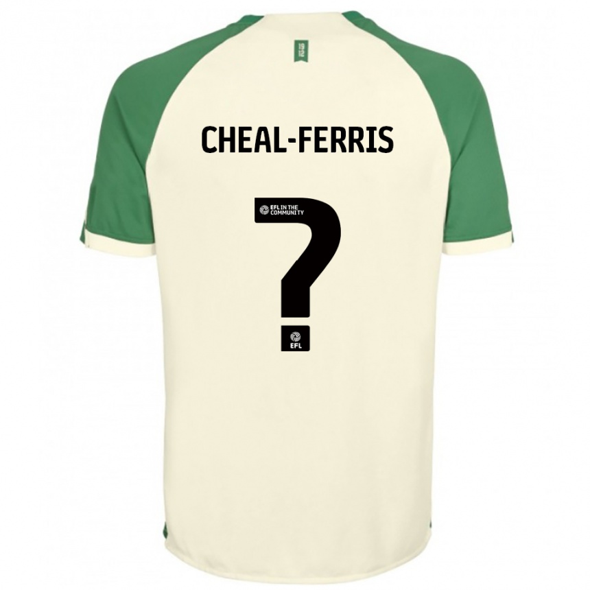 גברים כדורגל Brooklyn Cheal-Ferris #0 לבן שמנת ירוק הרחק ג'רזי 2025/26