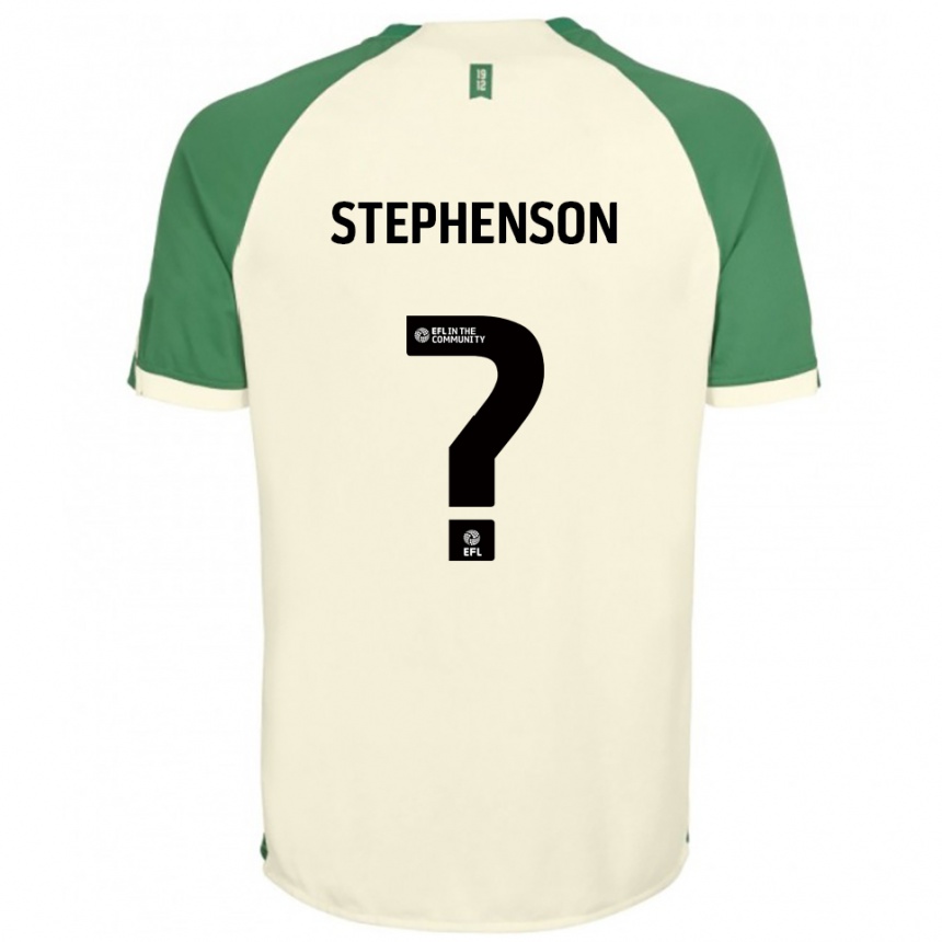 גברים כדורגל Rebecca Stephenson #0 לבן שמנת ירוק הרחק ג'רזי 2025/26