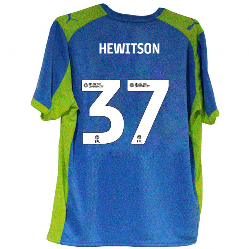 גברים כדורגל לוק יואיסון #37 תכלת צהוב הרחק ג'רזי 2025/26