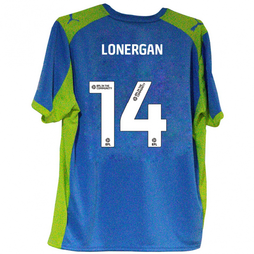 גברים כדורגל טום לונרגן #14 תכלת צהוב הרחק ג'רזי 2025/26