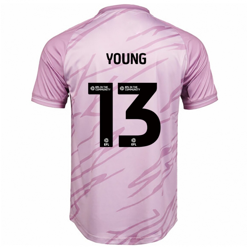 גברים כדורגל ג'וזף יאנג #13 ורוד שחור הרחק ג'רזי 2025/26 גברים כדורגל ג'וזף יאנג #13 ורוד שחור הרחק ג'רזי 2025/26
