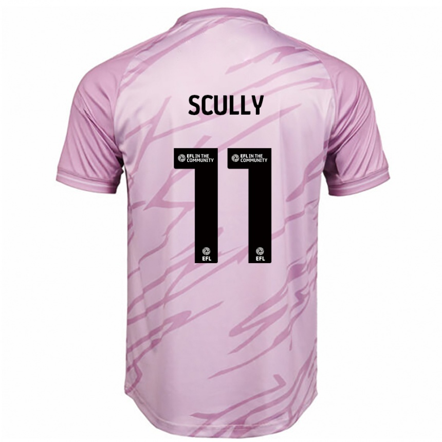 גברים כדורגל אנתוני סקאלי #11 ורוד שחור הרחק ג'רזי 2025/26