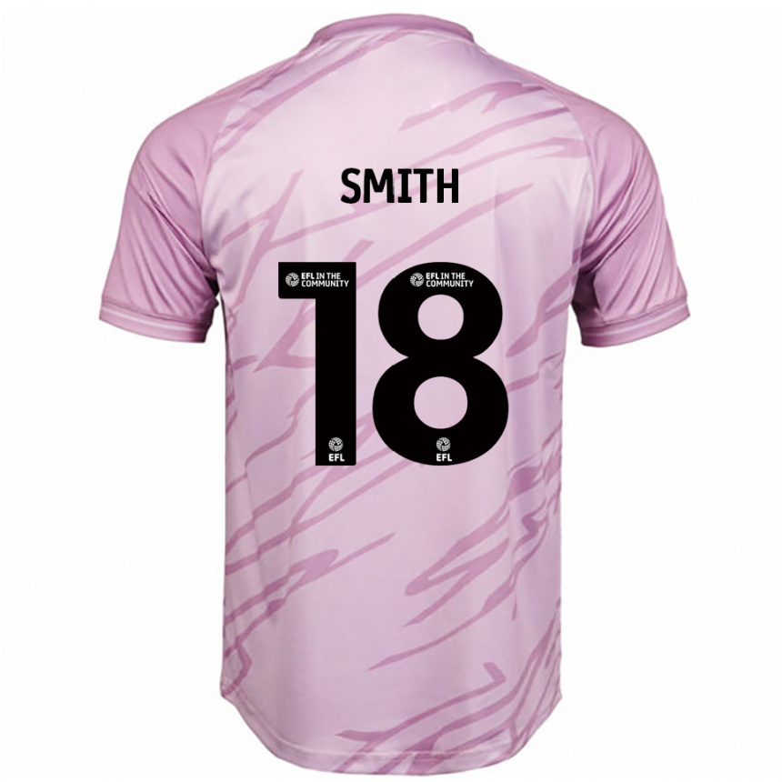 גברים כדורגל Katy Smith #18 ורוד שחור הרחק ג'רזי 2025/26