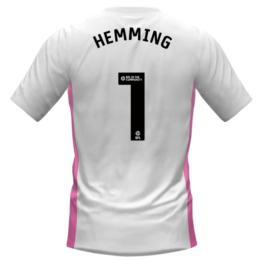 גברים כדורגל זאק המינג #1 לבן אדום הרחק ג'רזי 2025/26