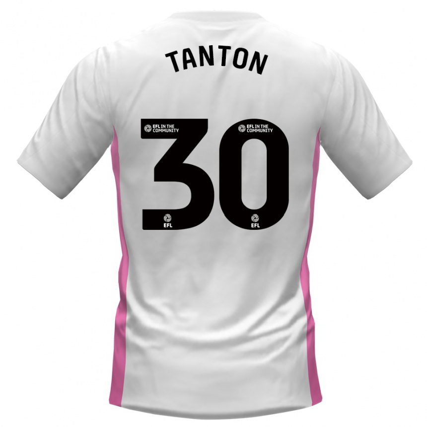 גברים כדורגל דוואן טנטון #30 לבן אדום הרחק ג'רזי 2025/26