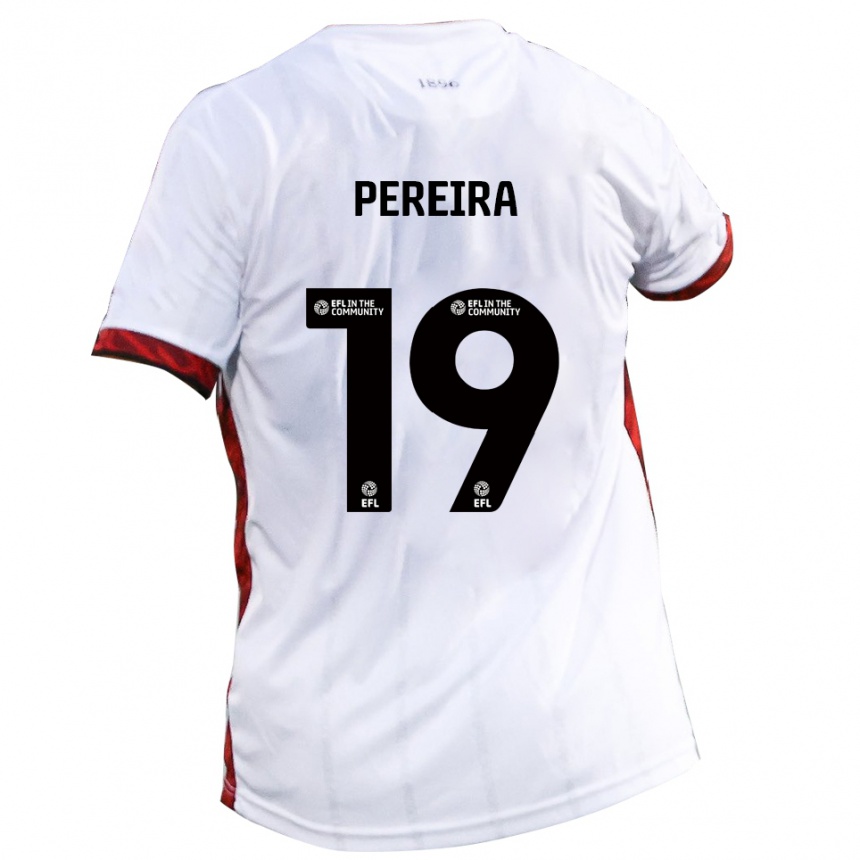 גברים כדורגל דיון פריירה #19 לבן אדום שחור הרחק ג'רזי 2025/26