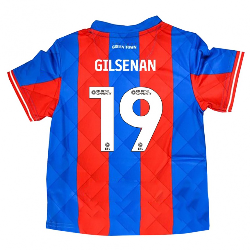 גברים כדורגל זאק גילסנן #19 כחול אדום לבן הרחק ג'רזי 2025/26