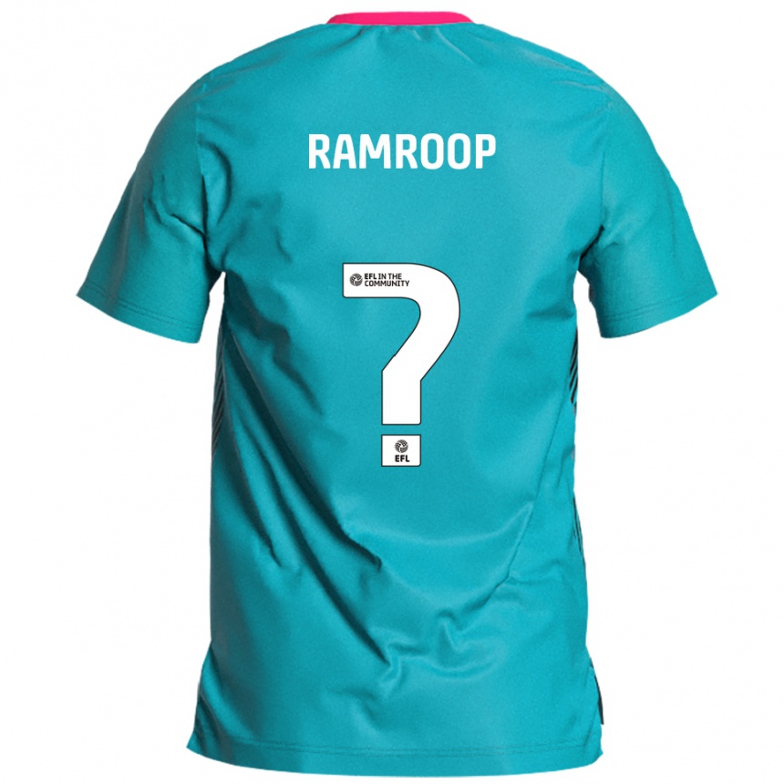 גברים כדורגל Rochelle Ramroop #0 תכלת ורוד הרחק ג'רזי 2025/26