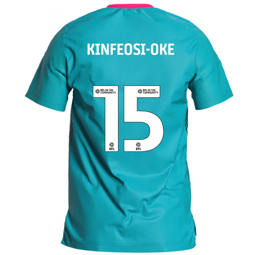 גברים כדורגל Tioluwanimofe Kinfeosi-Oke #15 תכלת ורוד הרחק ג'רזי 2025/26