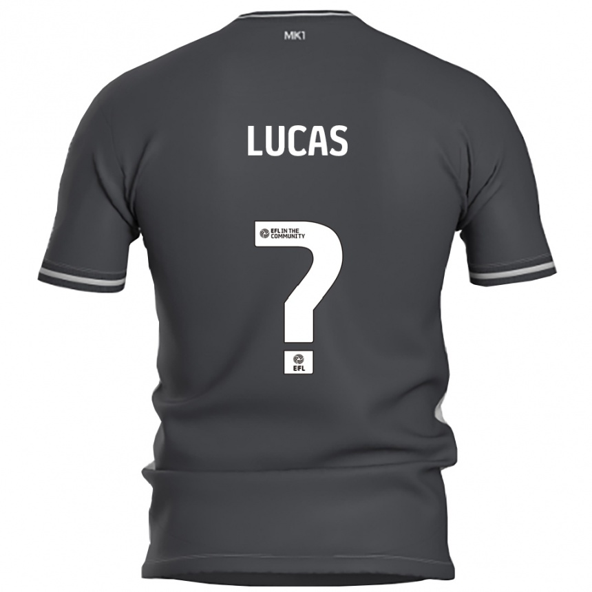 גברים כדורגל Dani Lucas #0 אפור כסוף הרחק ג'רזי 2025/26