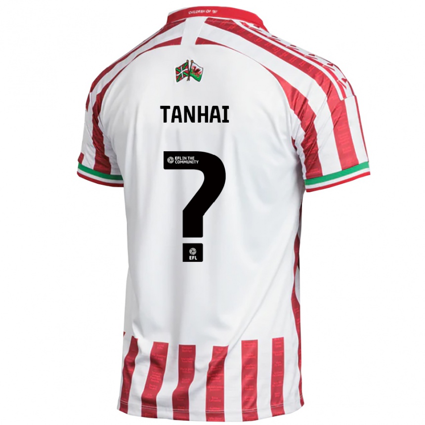 גברים כדורגל Cassius Tanhai #0 אדום לבן הרחק ג'רזי 2025/26