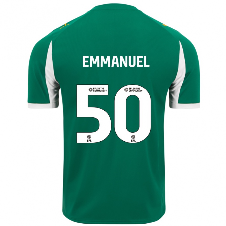 גברים כדורגל עמנואל דניאל #50 ירוק לבן הרחק ג'רזי 2025/26