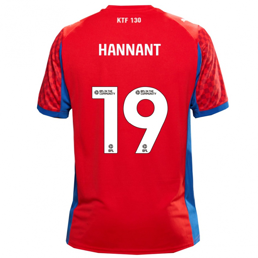 גברים כדורגל לוק הנאנט #19 אדום כחול הרחק ג'רזי 2025/26