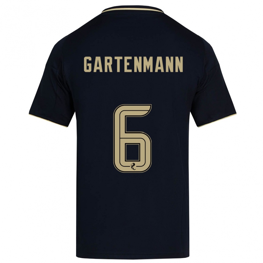 גברים כדורגל סטפן גרטנמן #6 כחול נייבי זהב הרחק ג'רזי 2025/26