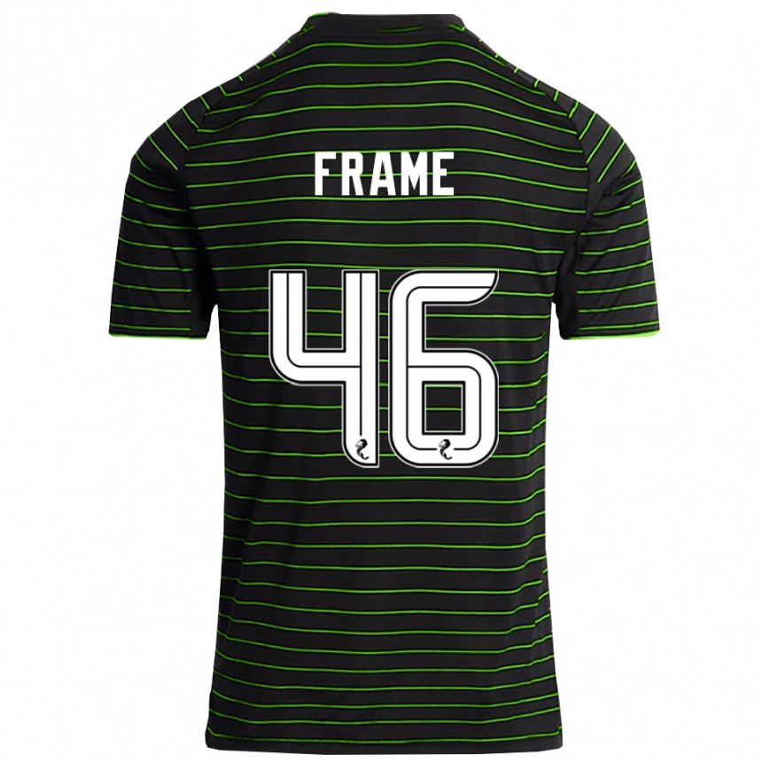 גברים כדורגל מיטשל פריים #46 שחור ירוק הרחק ג'רזי 2025/26