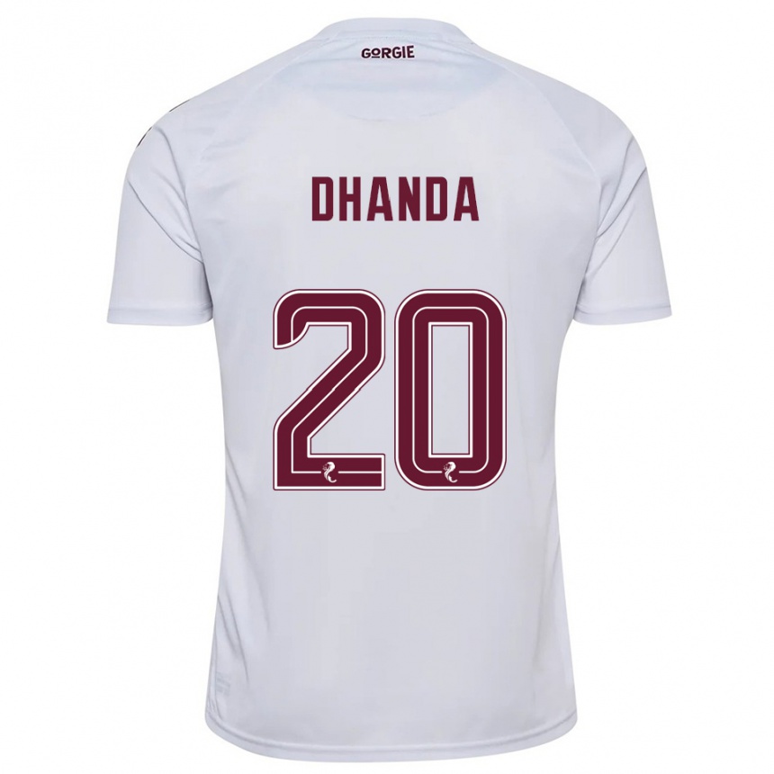 גברים כדורגל יאן דהנדה #20 לבן בורדו הרחק ג'רזי 2025/26 גברים כדורגל יאן דהנדה #20 לבן בורדו הרחק ג'רזי 2025/26