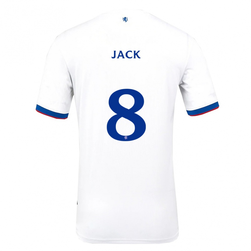 גברים כדורגל ראיין ג'ק #8 לבן אדום כחול הרחק ג'רזי 2025/26 גברים כדורגל ראיין ג'ק #8 לבן אדום כחול הרחק ג'רזי 2025/26