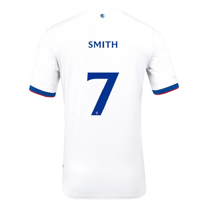 גברים כדורגל Alexander Smith #7 לבן אדום כחול הרחק ג'רזי 2025/26