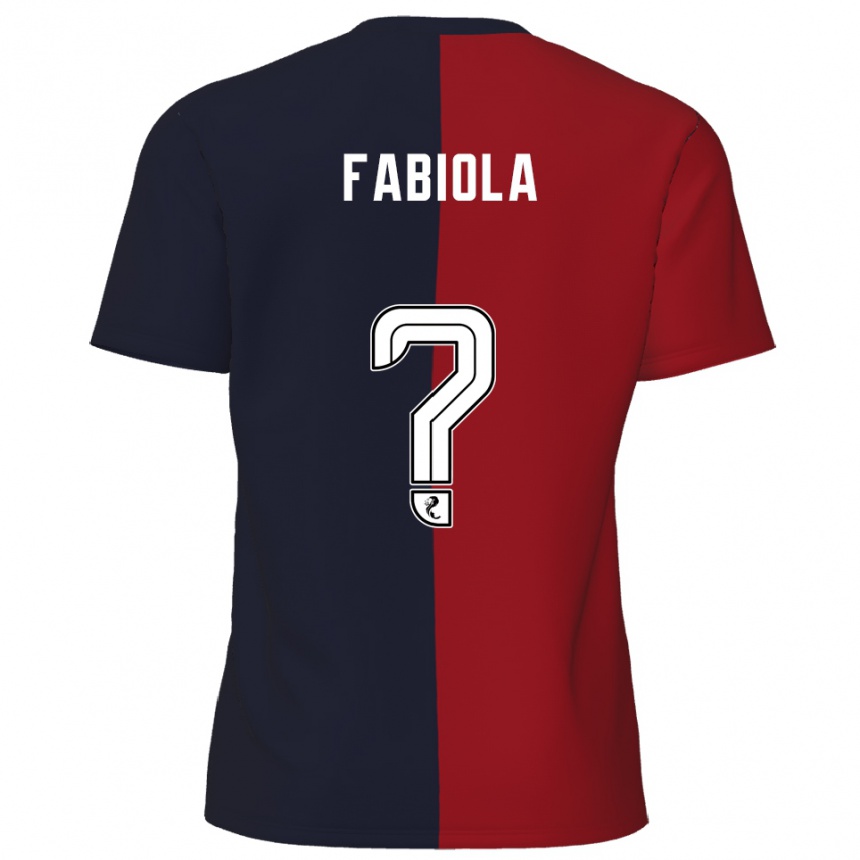 גברים כדורגל Fabiola Sanchez #0 אדום כחול נייבי הרחק ג'רזי 2025/26