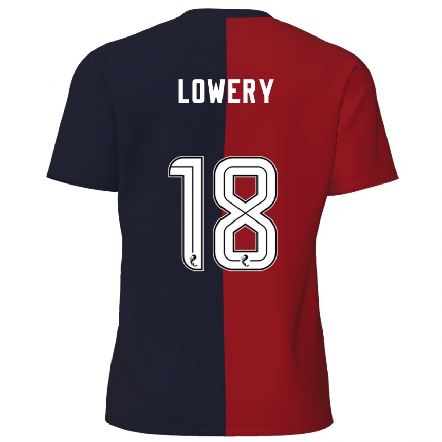 גברים כדורגל טום לווארי #18 אדום כחול נייבי הרחק ג'רזי 2025/26