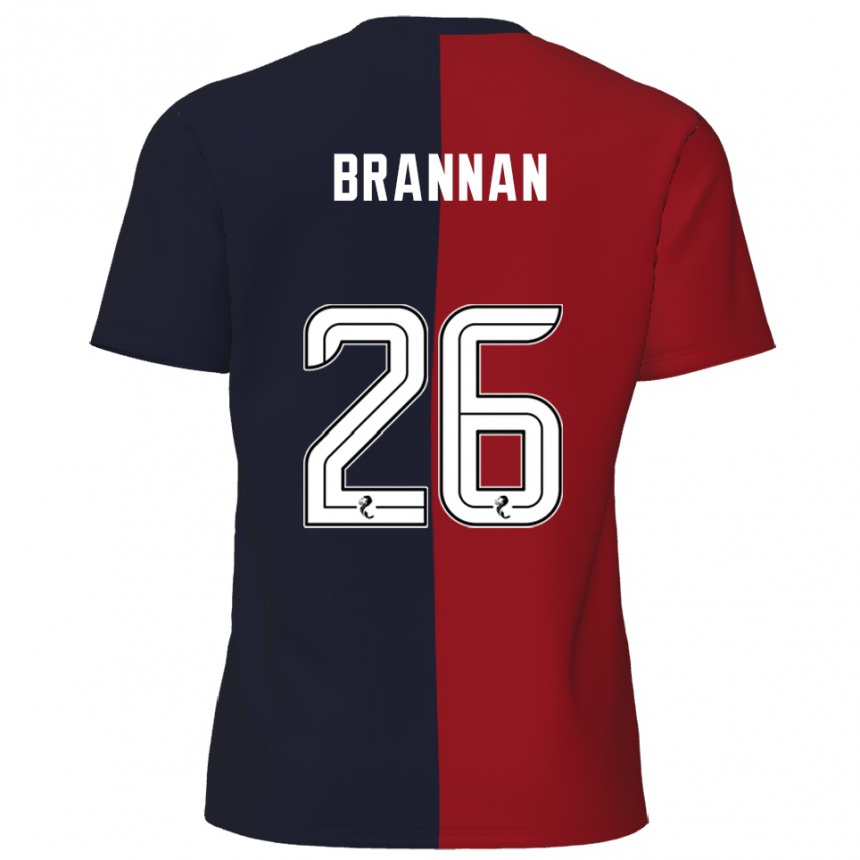 גברים כדורגל בן בראנן #26 אדום כחול נייבי הרחק ג'רזי 2025/26