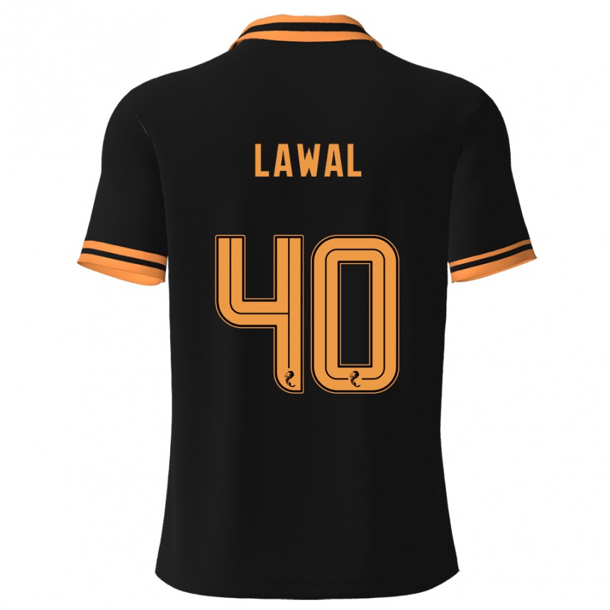 גברים כדורגל סמסון לאוואל #40 שחור צהוב הרחק ג'רזי 2025/26