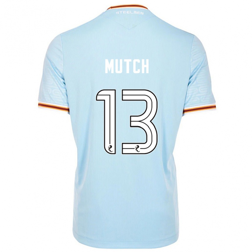 גברים כדורגל אמילי מוץ' #13 תכלת הרחק ג'רזי 2025/26