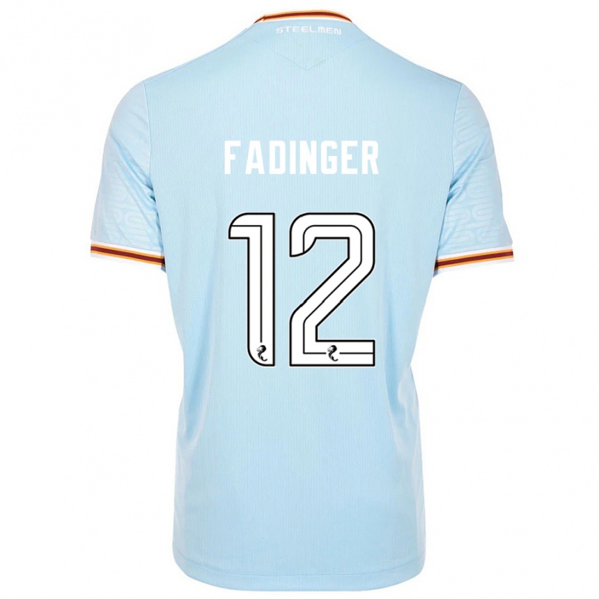 גברים כדורגל לוקאס פאדינגר #12 תכלת הרחק ג'רזי 2025/26