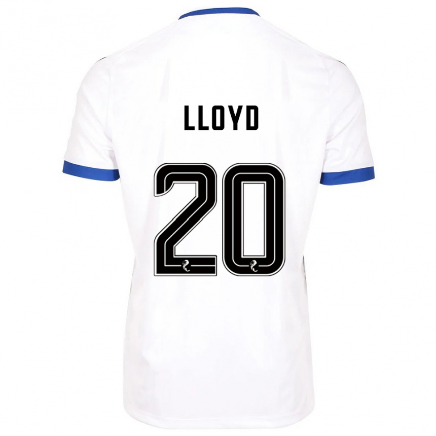 גברים כדורגל לואי לויד #20 לבן כחול הרחק ג'רזי 2025/26