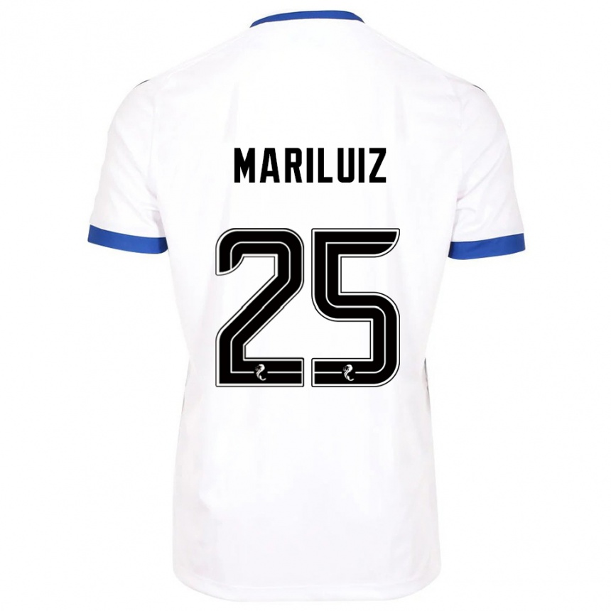 גברים כדורגל Mariluiz Sanchez #25 לבן כחול הרחק ג'רזי 2025/26