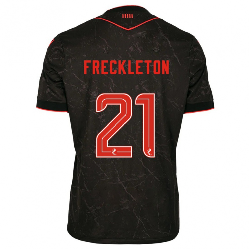 גברים כדורגל מיגואל פרקלטון #21 שחור אדום הרחק ג'רזי 2025/26