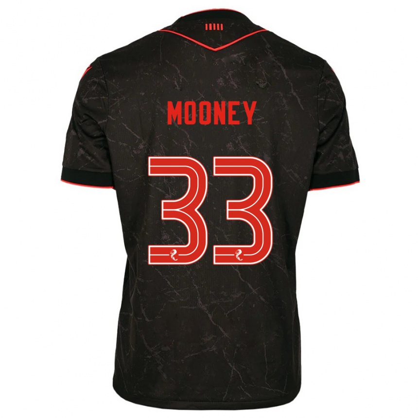 גברים כדורגל איוון מוני #33 שחור אדום הרחק ג'רזי 2025/26