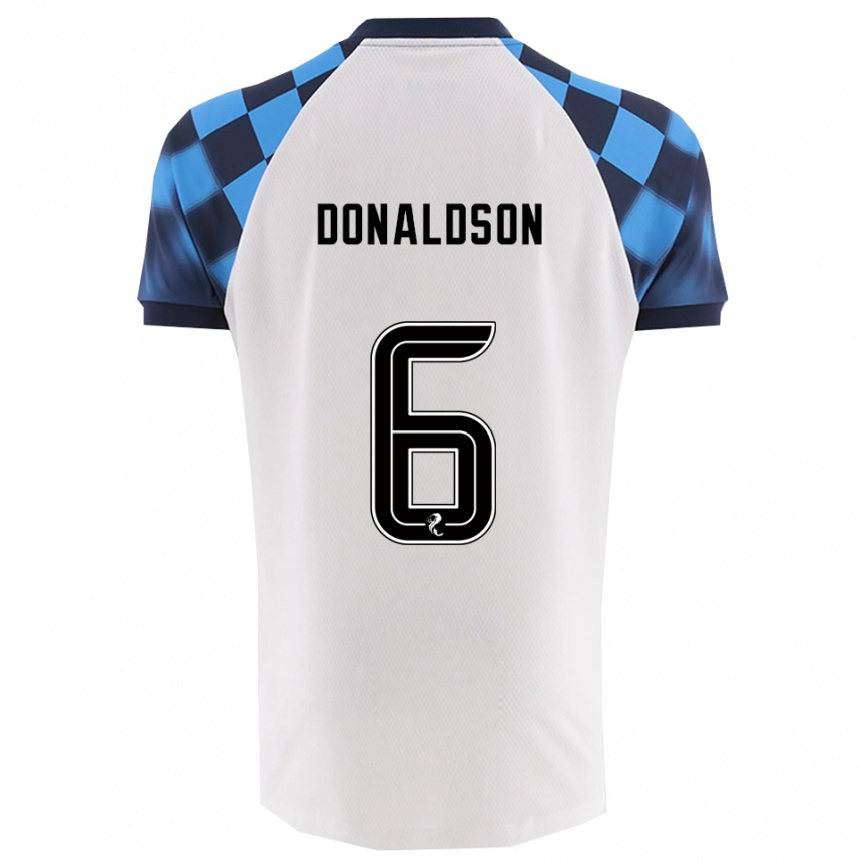 גברים כדורגל קול דונלדסון #6 לבן תכלת הרחק ג'רזי 2025/26