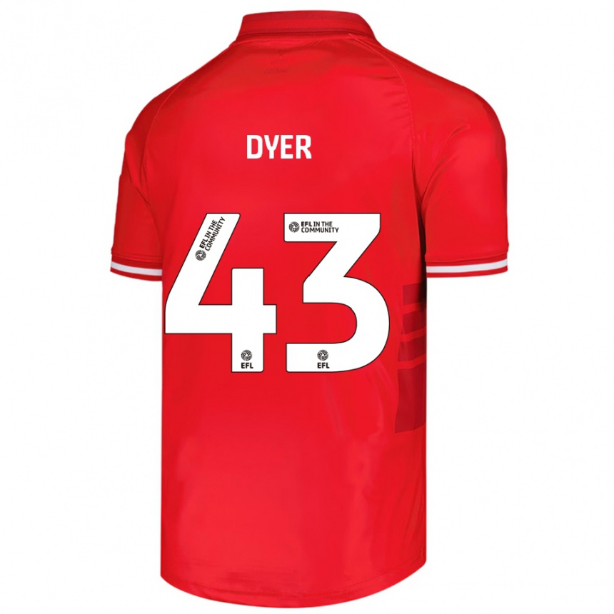 נשים כדורגל ג׳וסאיה דייר #43 אדום לבן ג'רזי ביתית 2025/26 נשים כדורגל ג׳וסאיה דייר #43 אדום לבן ג'רזי ביתית 2025/26