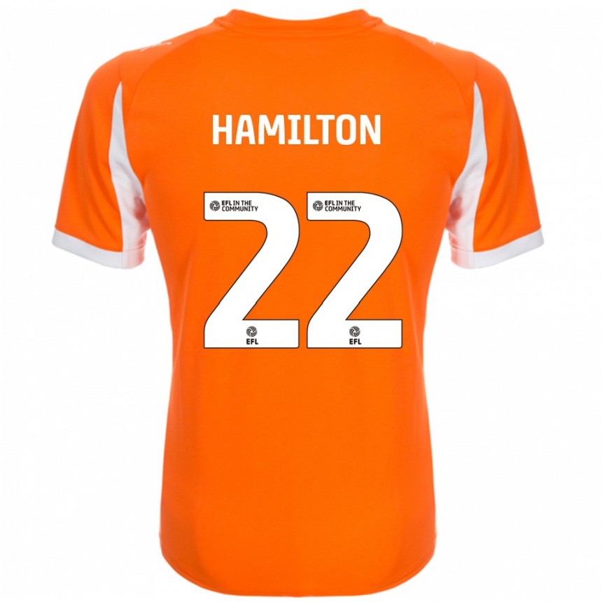 נשים כדורגל סי. ג'יי. המילטון #22 כתום לבן ג'רזי ביתית 2025/26 נשים כדורגל סי. ג'יי. המילטון #22 כתום לבן ג'רזי ביתית 2025/26