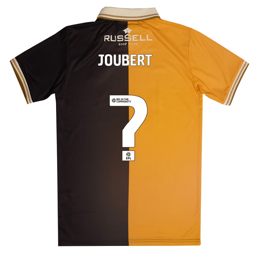 נשים כדורגל Lucas Joubert #0 צהוב שחור ג'רזי ביתית 2025/26