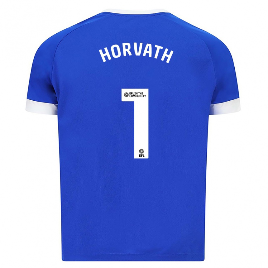 נשים כדורגל אית'ן הורבאת' #1 כחול לבן ג'רזי ביתית 2025/26