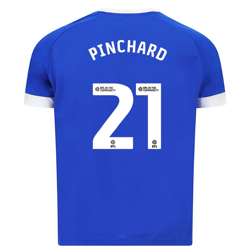 נשים כדורגל סריס פינצ'רד #21 כחול לבן ג'רזי ביתית 2025/26