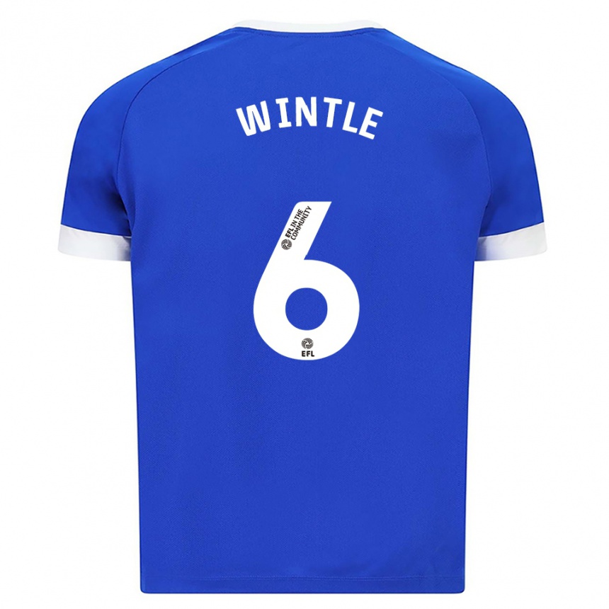 נשים כדורגל ראיין וינטל #6 כחול לבן ג'רזי ביתית 2025/26