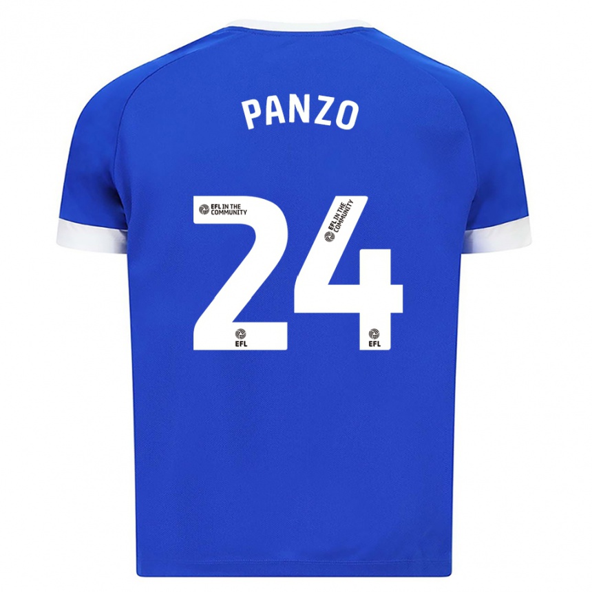 נשים כדורגל ג'ונתן פנזו #24 כחול לבן ג'רזי ביתית 2025/26