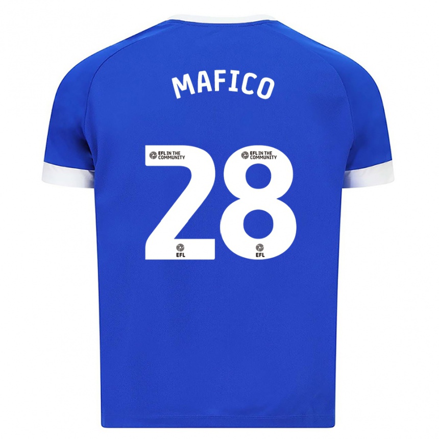 נשים כדורגל דקראי מאפיקו #28 כחול לבן ג'רזי ביתית 2025/26