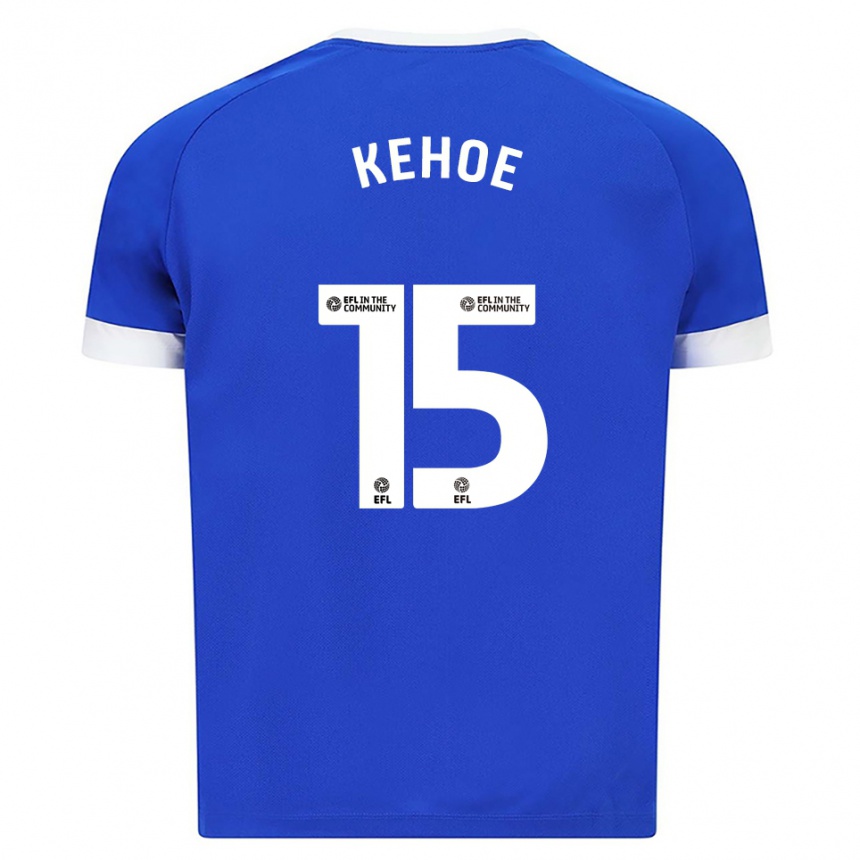 נשים כדורגל מולי קהו #15 כחול לבן ג'רזי ביתית 2025/26