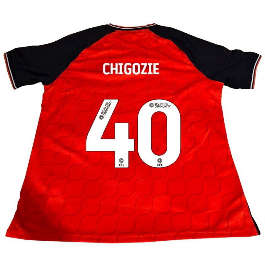 נשים כדורגל כריסטיאן צ׳יגוזי #40 כתום שחור לבן ג'רזי ביתית 2025/26