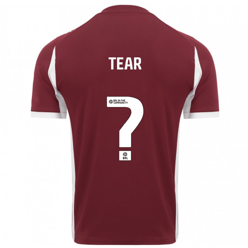 נשים כדורגל Georgia Tear #0 בורדו לבן ג'רזי ביתית 2025/26