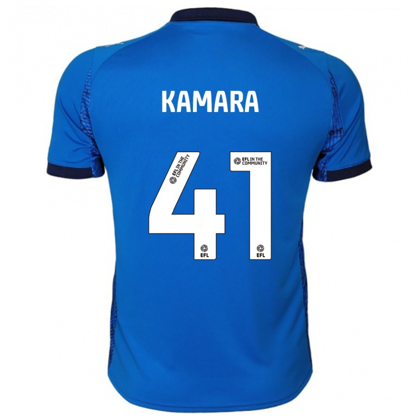 נשים כדורגל David Kamara #41 כחול לבן ג'רזי ביתית 2025/26